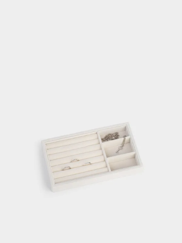 Органайзер для хранения украшений, 21х12 см, МДФ/вельвет, бежевый, Ethics, image-4