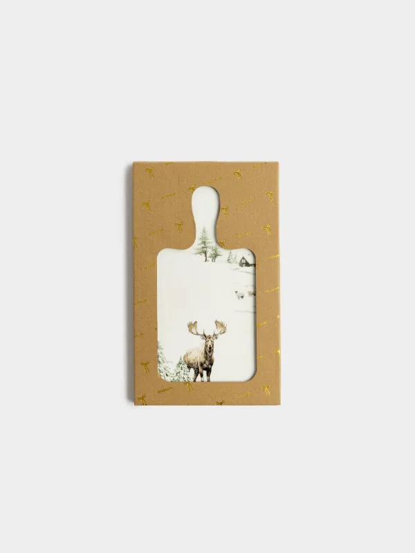 Подставка под горячее, 15х26 см, Лось в лесу, Moose story, image-3