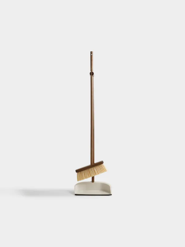 Щетка для мусора с совком, 93 см, Beige clean, image-3
