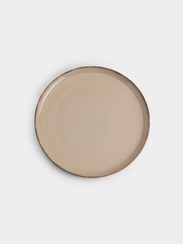 Тарелка обеденная, в крапинку, Speckled brown, image-0