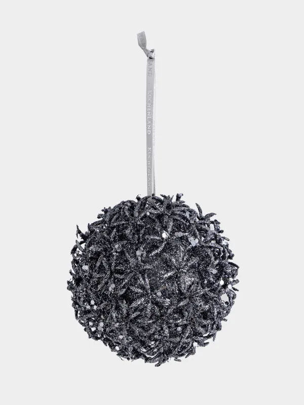 Игрушка елочная, 11 см, Фейерверк, Шар, Hedgehog ball, image-1