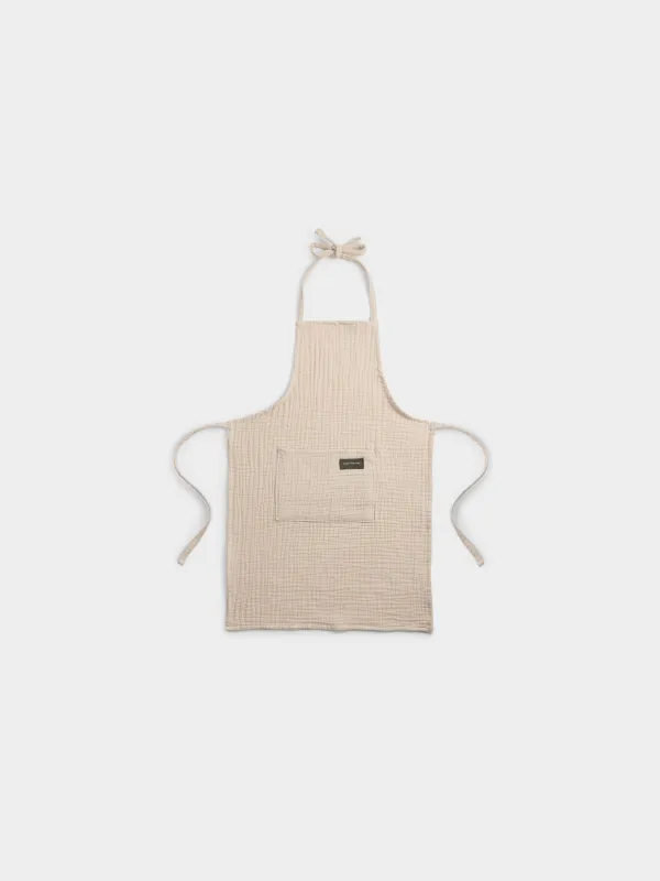 Фартук детский, бежевый, Muslin kitchen, image-0