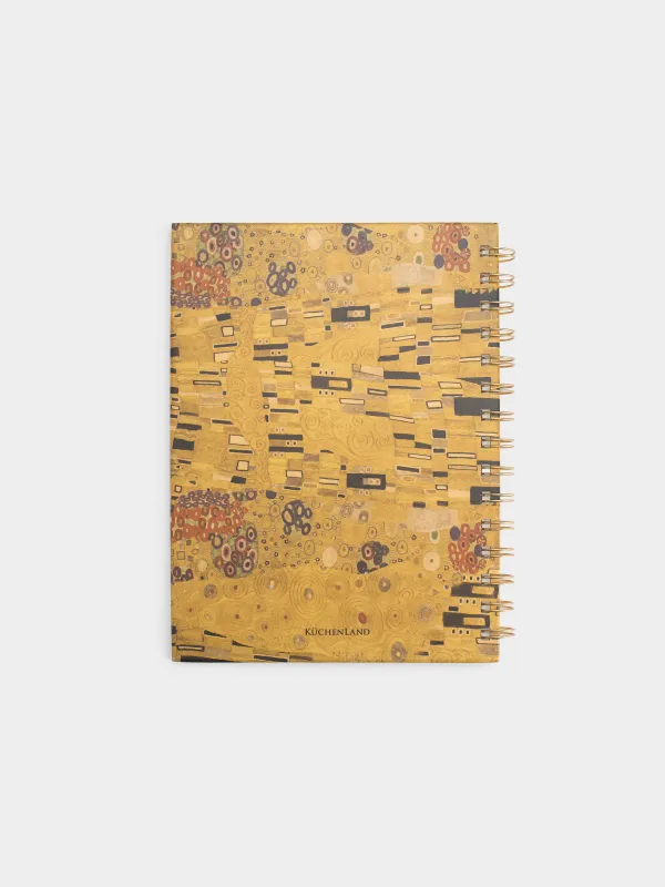 Блокнот для записей, 15x21 см, 80 л, Поцелуй, Климт, Art поцелуй, image-3
