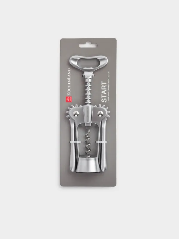 Штопор рычажный, 19 см, металл/пластик, Start, image-7