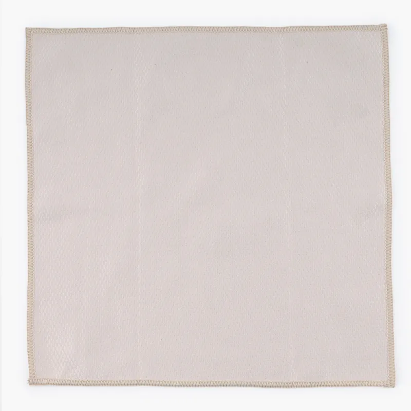 Тряпка для стекла/пластика/зеркал, 35х35 см, микрофибра, Рыбья чешуя, бежево-розовая, Clean, image-1