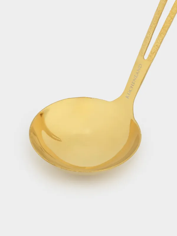 Половник, 24 см, сталь, золотистый, Viron gold, image-2