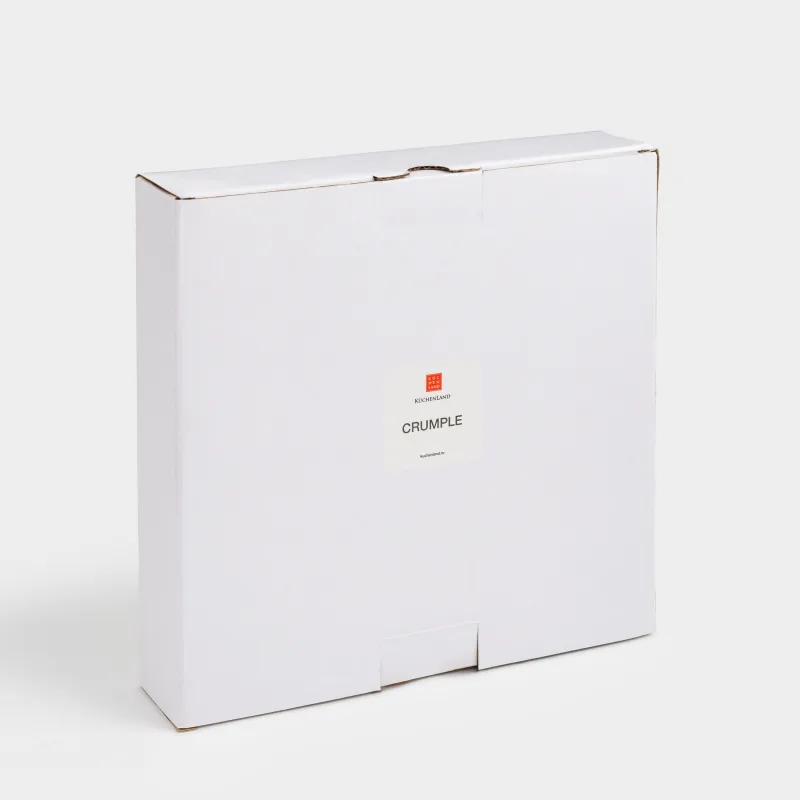 Тарелка обеденная, 25 см, фарфор N, молочная, Мятый эффект, Crumple, image-5