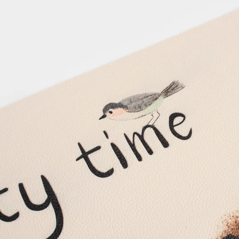 Салфетка под приборы, 33х46 см, ПВХ, прямоугольная, бежевая, Tasty time, Rock print, image-5