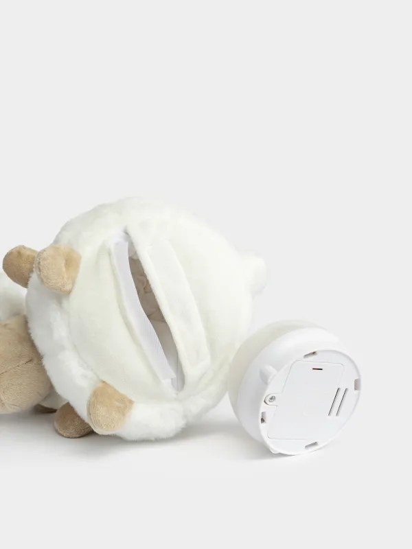 Игрушка-ночник, 13x17 см, музыкальная, Овечка, Lamb toy, image-3