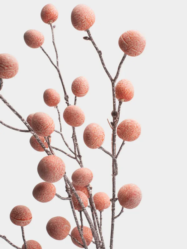 Ветка декоративная, 1,1 м, Хурма, Fruit decor, image-3