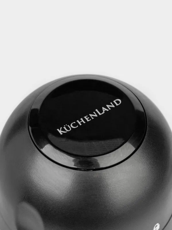 Пробка для бутылки шампанского, 4 см, с запорным механизмом, пластик, черная, Купол, Bar, image-2