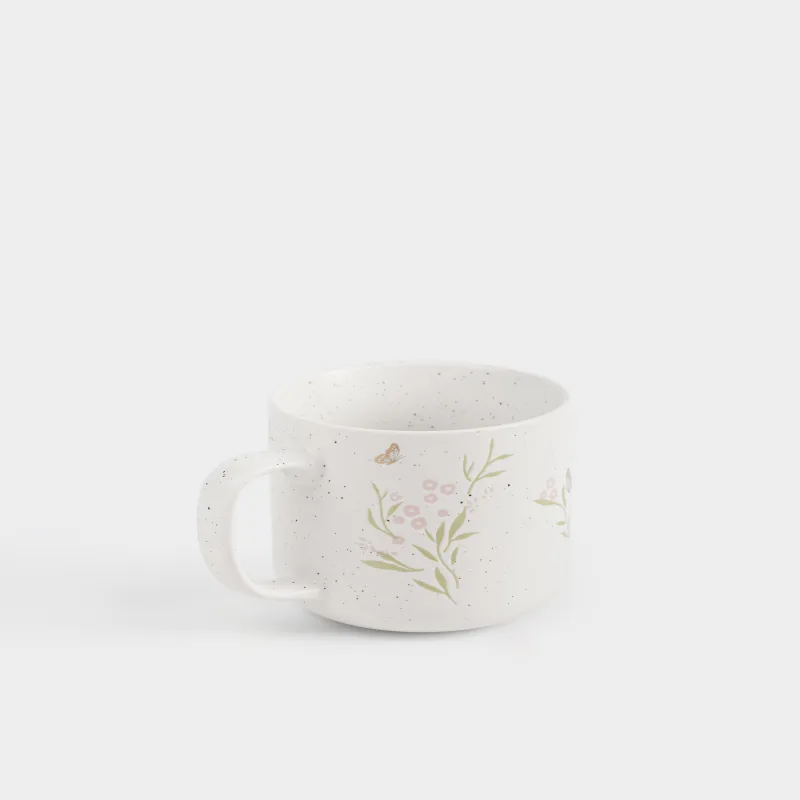 Кружка, 400 мл, Цветы и бабочки, Meadow speckled, image-2