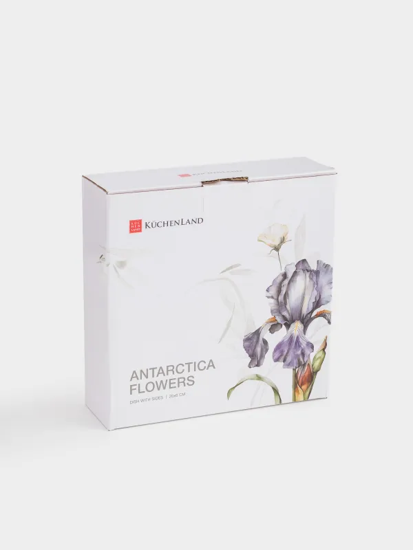 Блюдо, 20х6 см, с бортами, Ирис, Antarctica Flowers, image-4