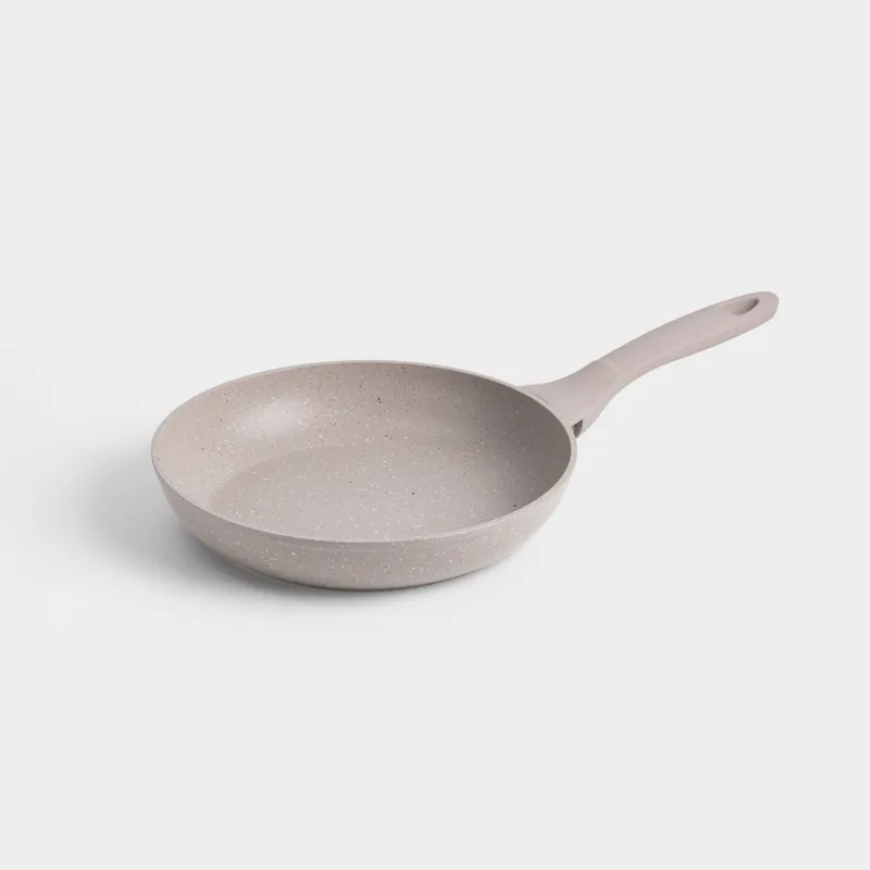 Сковорода, 24 см, с покрытием, алюминий, серая, Ginelli