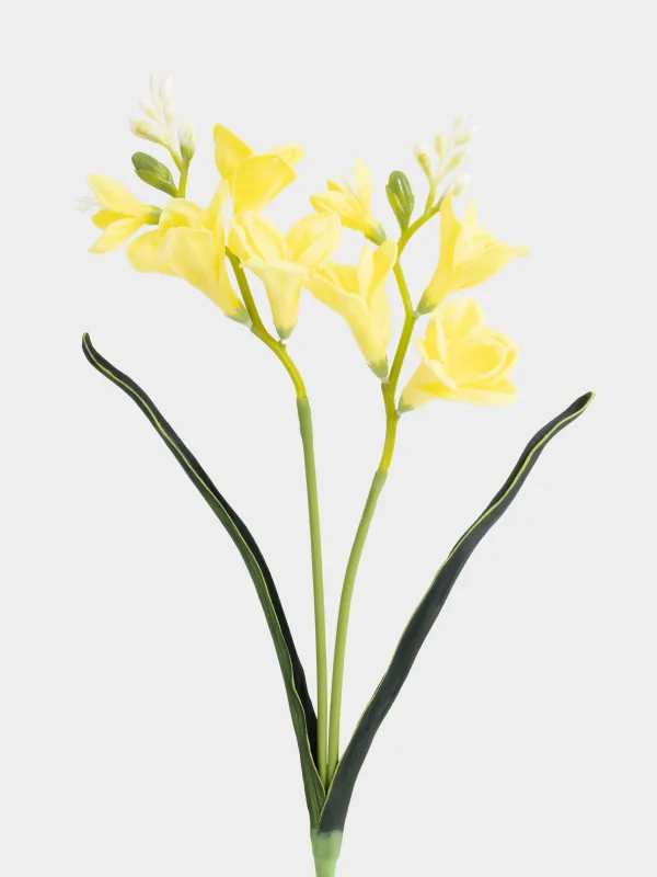 Цветок искусственный, 58 см, полиуретан/металл, Flower garden, image-1