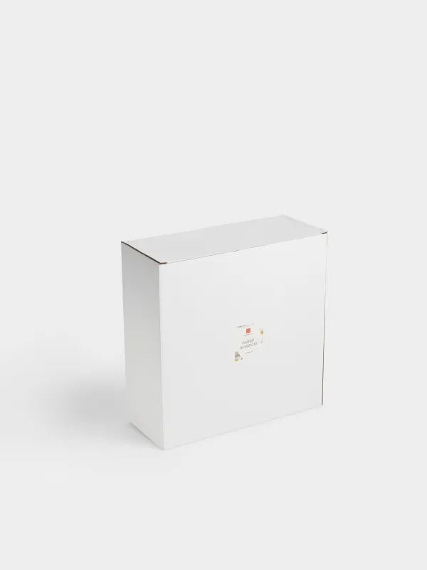 Блюдо глубокое, 26х7 см, керамика D, молочно-бежевое, Кролик с цветком в корзине, Rabbit in narcis, image-5