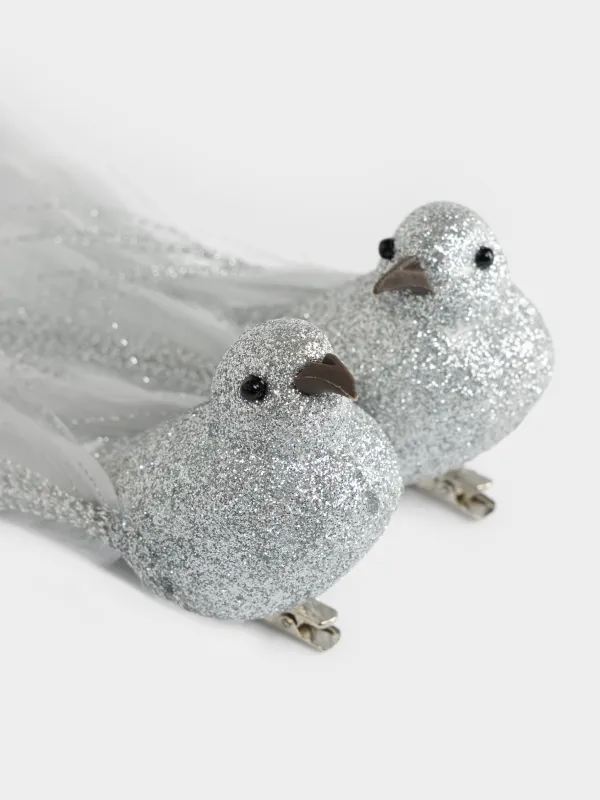Украшение декоративное, 20 см, 2 шт, на клипсе, Птица, Birds NY, image-1
