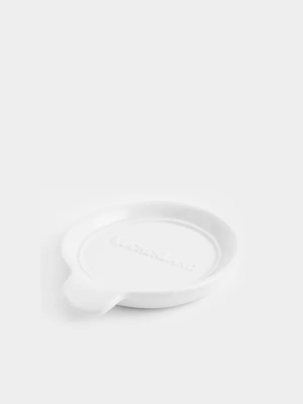 Подставка под ложку, 12 см, керамика D, белая, Круг, Ceramo, image-1