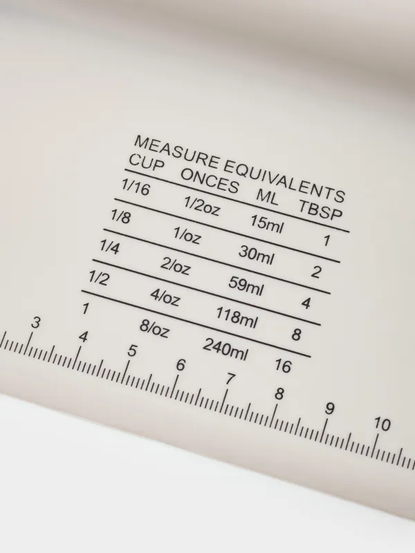 Шпатель кондитерский, 13 см, с линейкой, силикон, бежевый, Bakery, image-2