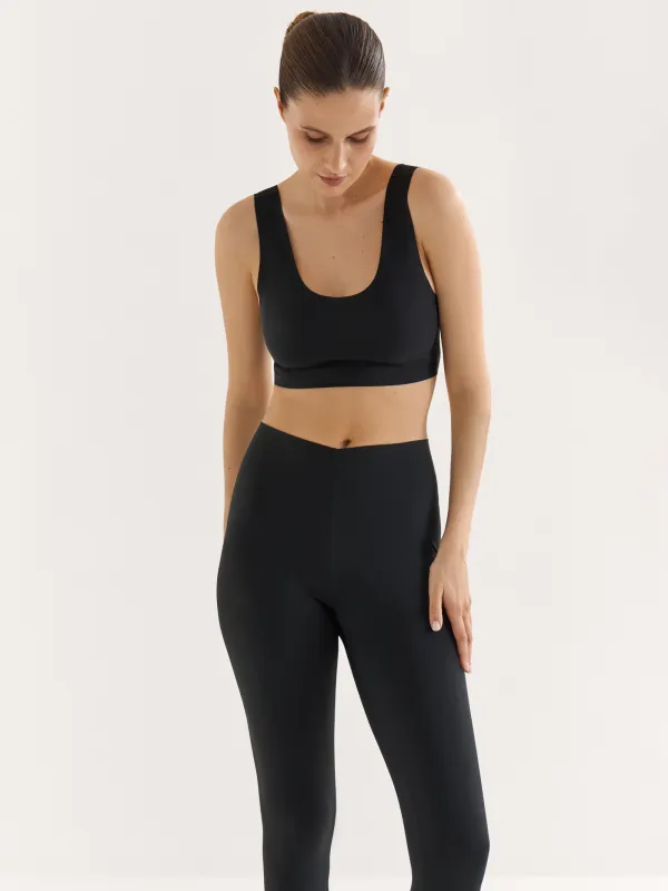 Легинсы спортивные, черные, Ligita, image-1