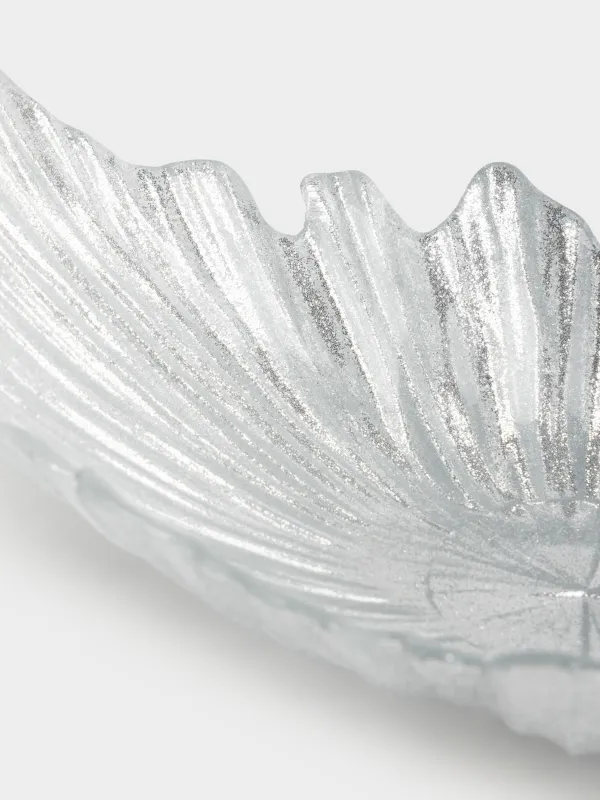 Блюдо, 25х14х7 см, стекло Р, серебристое, Verge, image-3