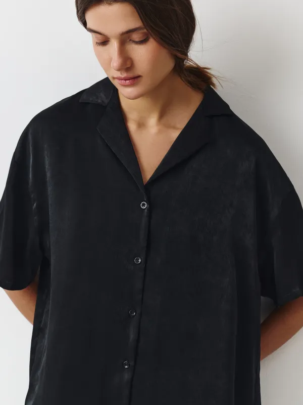 Рубашка женская, с коротким рукавом, Marlina, image-0