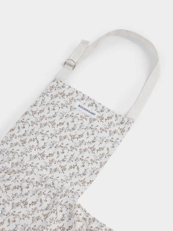 Фартук-платье, молочный, La flore, image-2