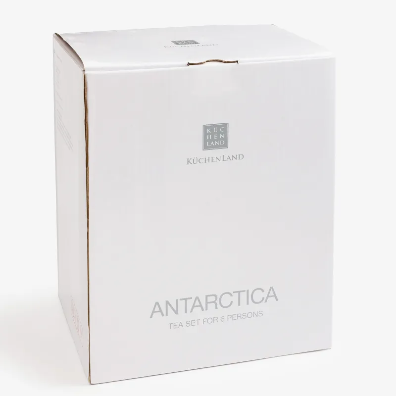 Сервиз чайный, 6 перс, 15 пр, фарфор F, Antarctica, image-5