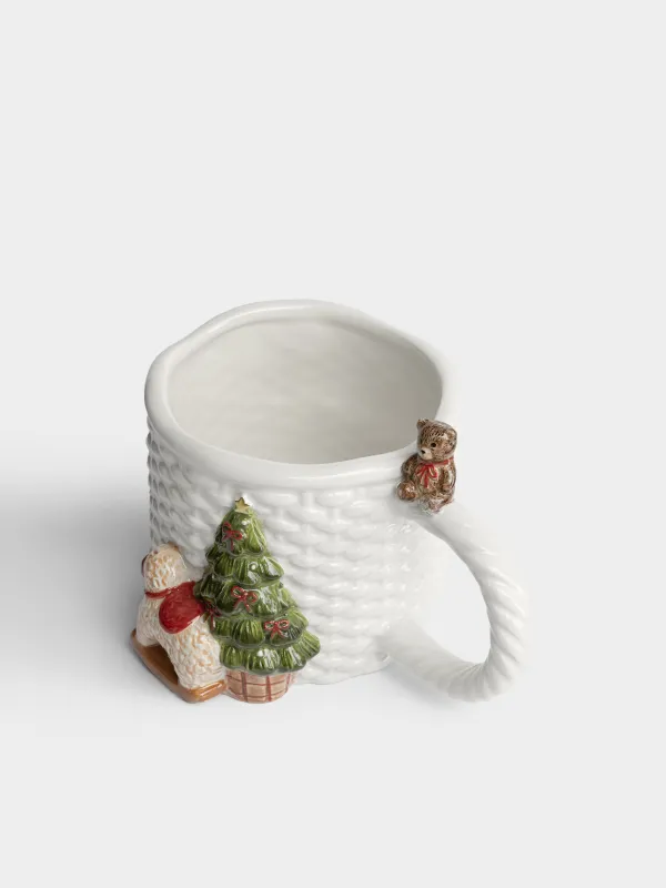 Кружка, 500 мл, Мишка и овечка с елкой, Christmas lamb, image-1