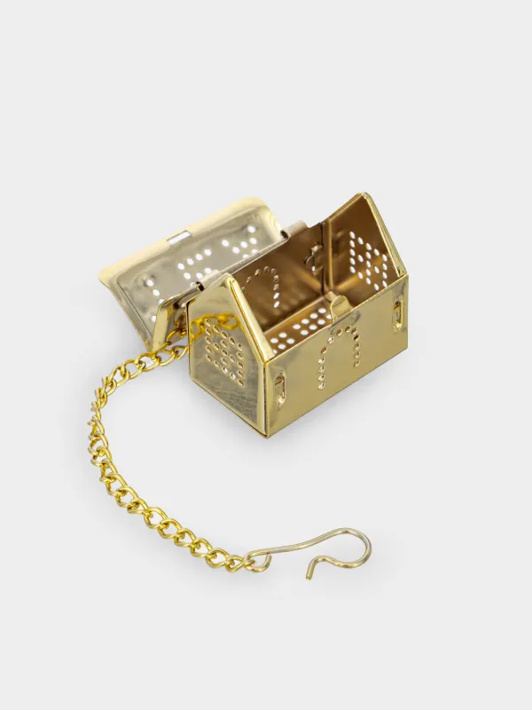 Кружка, 420 мл, с ситом для заваривания, с крышкой, стекло Б/сталь, Дома, Case decor, image-3