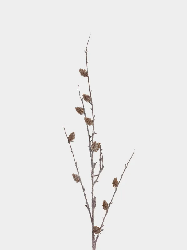 Ветка декоративная, 1,25 м, Шишки, Conifer delice, image-1
