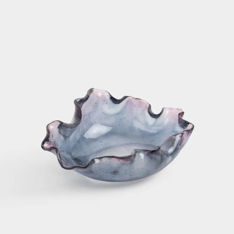 Блюдо декоративное, 33x23 см, Изгибы, Coral