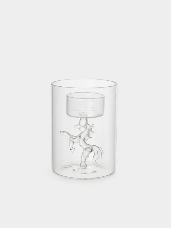 Подсвечник, 11 см, стекло, Decor candle, image-0