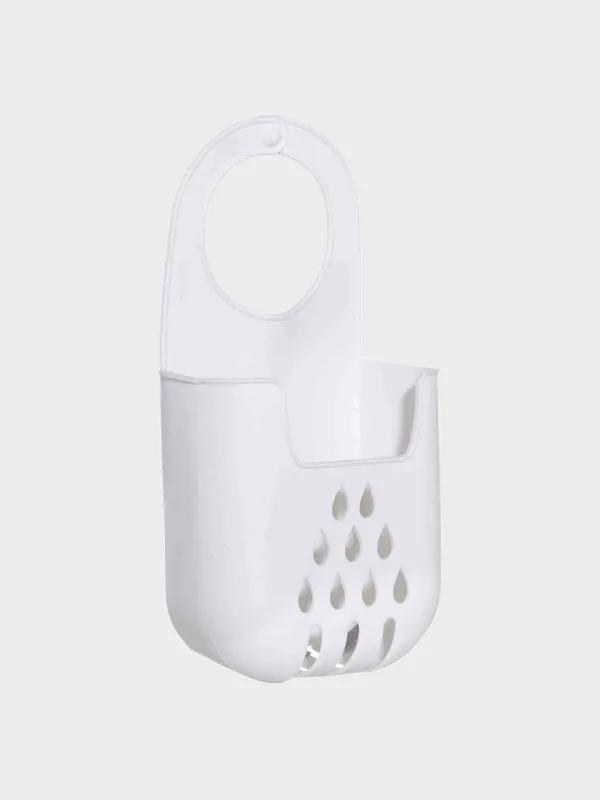 Держатель для кухонной губки, с губкой, белый, Keeping, image-1