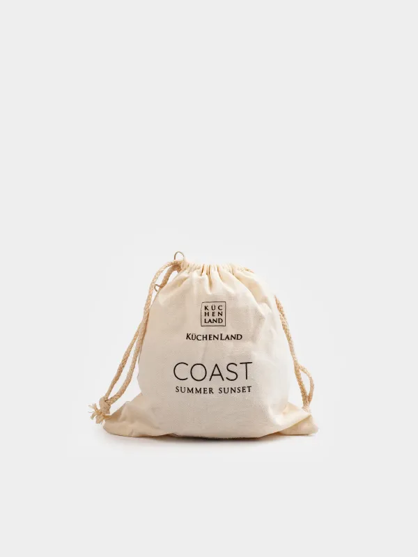 Свеча ароматическая, 12x9 см, в кокосовом подсвечнике, Coast, image-4