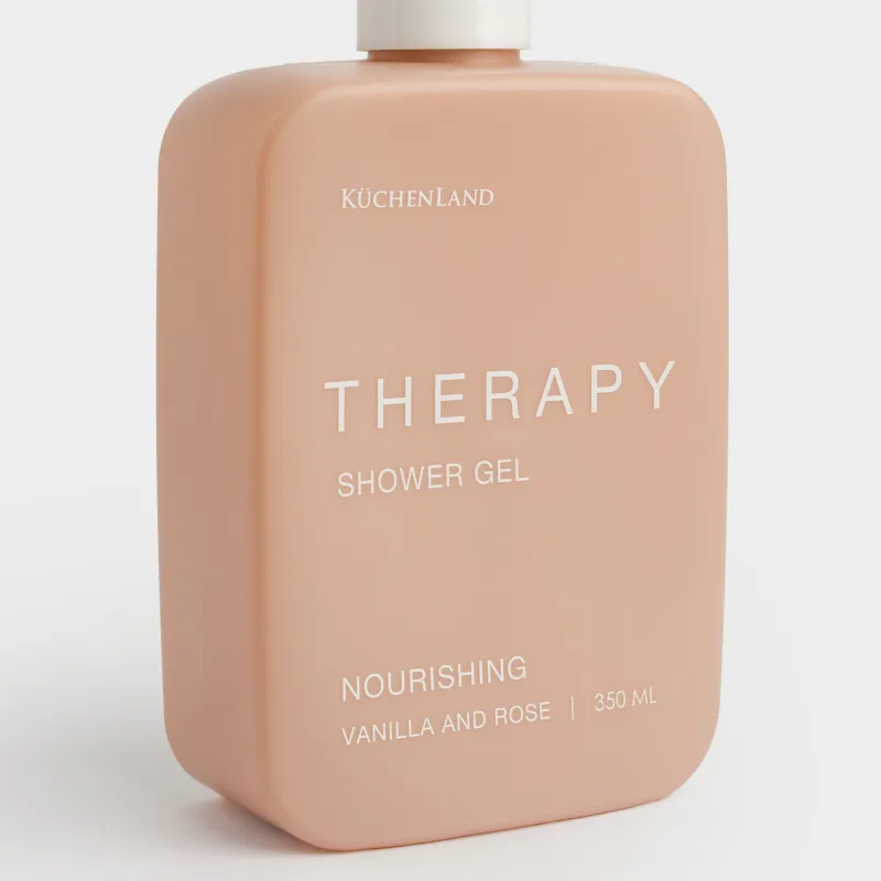 Гель для душа, 350 мл, питательный, Ваниль/Роза, Therapy								, image-4