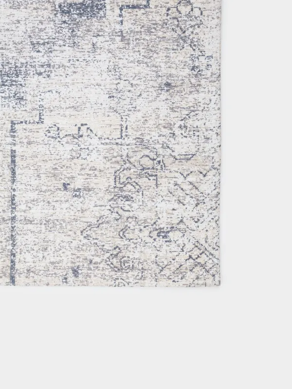 Ковер, 150х210 см, шенилл/хлопок, бежево-коричневый, принт Пэчворк, Cave, image-4