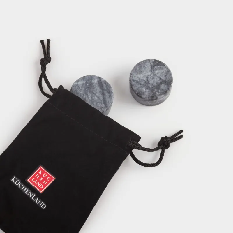 Набор для виски, 1 перс, 3 пр, стакан/кубики, стекло Р/гранит, Bar, image-2