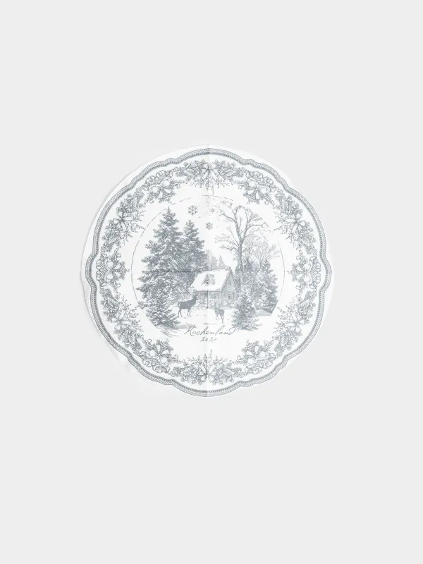 Салфетки бумажные, 33 см, 20 шт, Домик в лесу, Winter tale, image-1