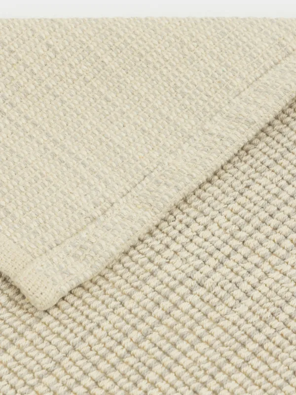 Коврик, 50x80 см, хлопок, серый, Borlin, image-3