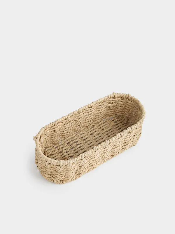 Корзина для столовых приборов, 25х10 см, плетеная, Braided, image-2