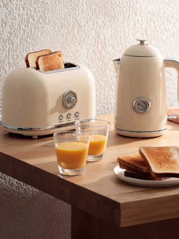 Тостер электрический, 685-815 Вт, 6 режимов, металл/пластик, бежевый, Vintage kitchen, image-7