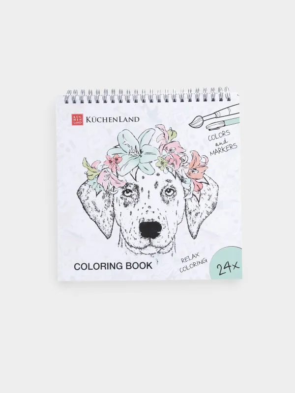 Альбом для раскрашивания, 24 листа, на кольцах, Природа, Draw creative, image-0