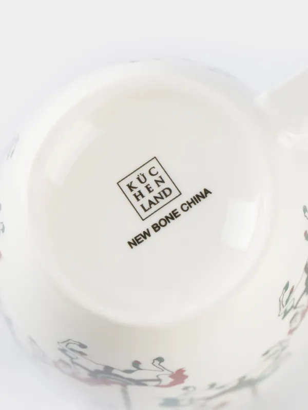 Кружка, 320 мл, фарфор N, белая, Лошадки на карусели, Horse carousel, image-5