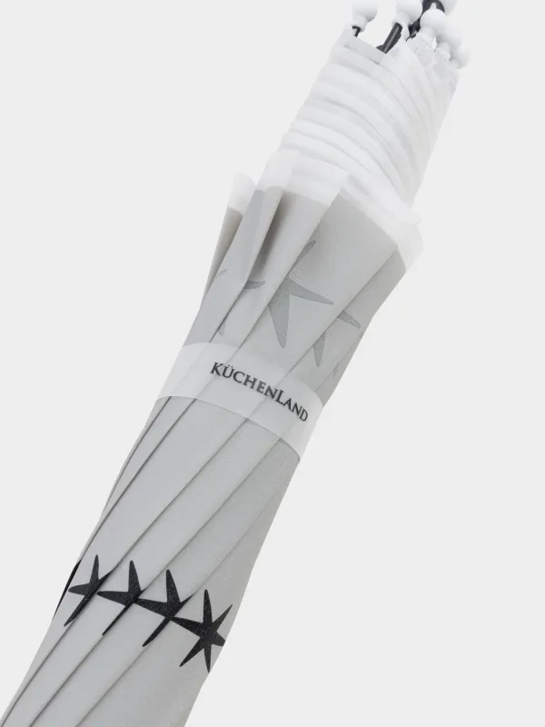 Зонт-трость, 70 см, детский, полиоксиэтилен, голубой, Звезды, Aspen, image-4