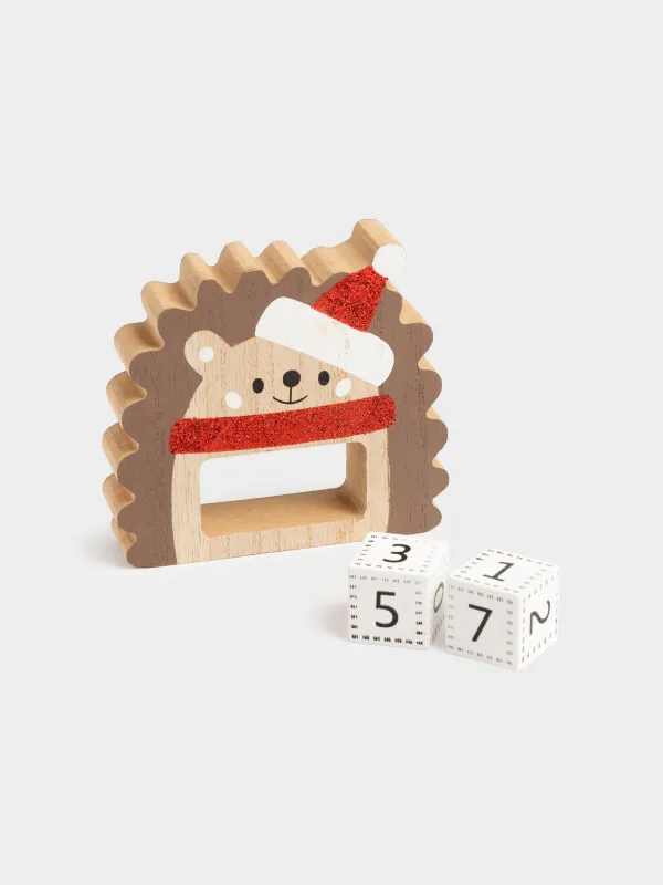 Календарь настольный, 10 см, дерево, Figure wood, image-4