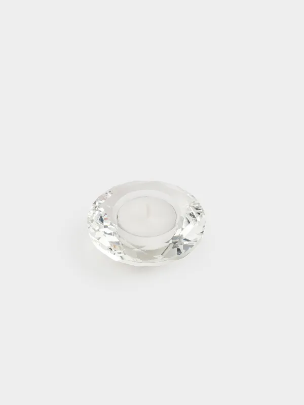 Подсвечник, 7x4 см, для чайной свечи, Бриллиант, Diamond, image-2