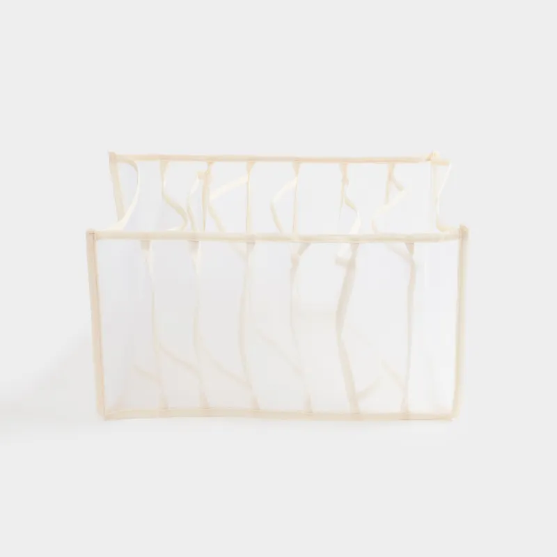 Органайзер-разделитель для ящиков, 36х25 см, 7 отд, текстиль, бежевый, Pedant light, image-2