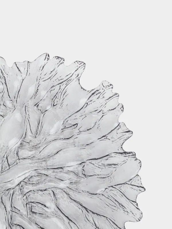 Блюдо, 29х3 см, стекло, серое, Pion color, image-1