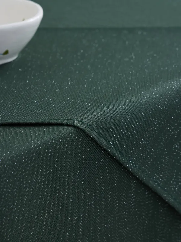 Салфетка под приборы, 30х45 см, полиэстер, прямоугольная, темно-зеленая, Green speckled, image-5